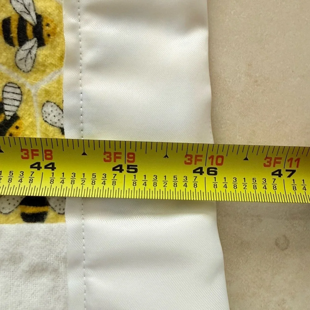 Handmade‎ Bee Baby Quilt Blanket Yellow Black 46x56